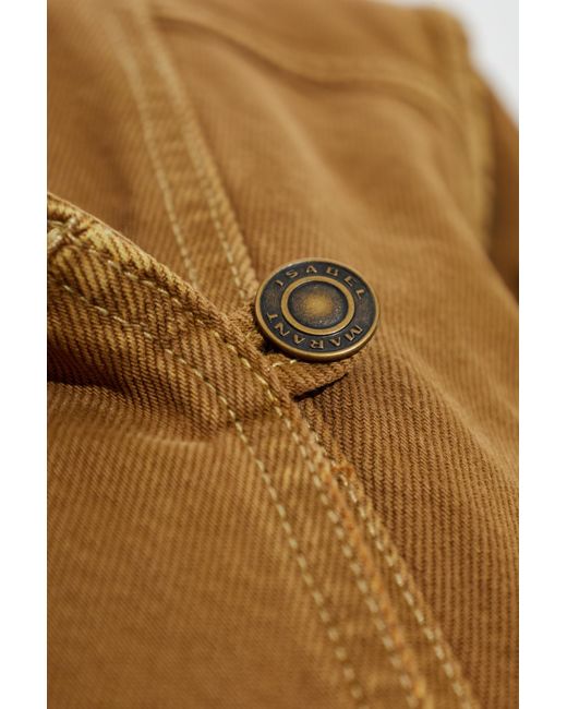 Isabel Marant Brown Long-Sleeved Casual Jacket