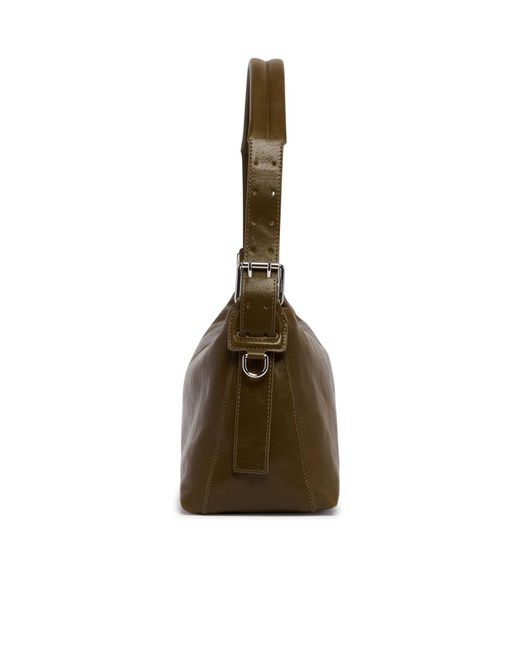 Lemaire Green Belted Baguette Shoulder Bag