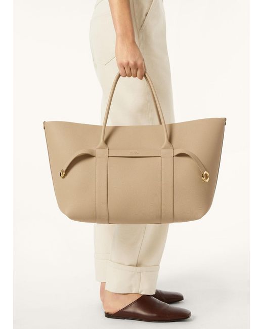 Loro Piana Natural Ghiera Large Shoulder Bag