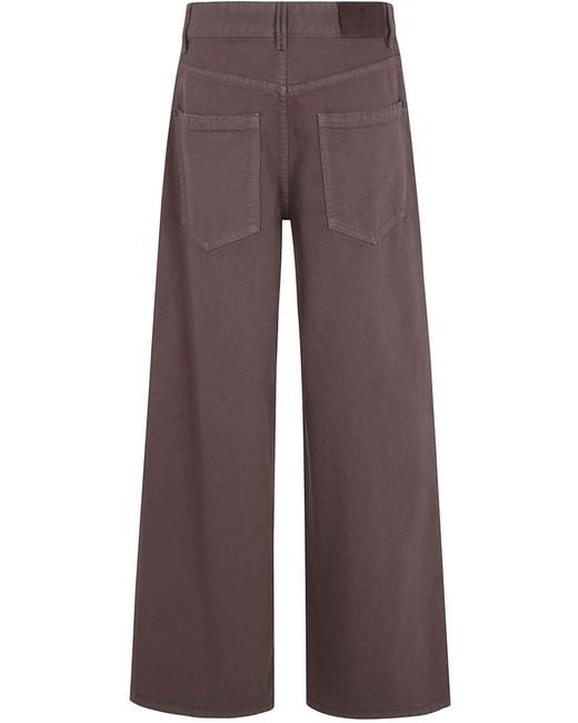 Brunello Cucinelli Brown Casual Pants With Belt Loops