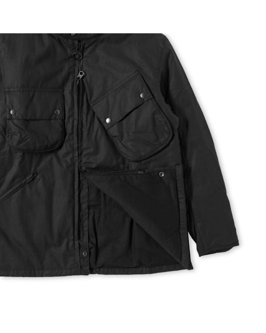 Barbour Black Zip-Up Long-Sleeved Jacket for men