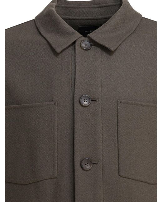 Vince Green Button-Front Patch-Pocket Jacket for men
