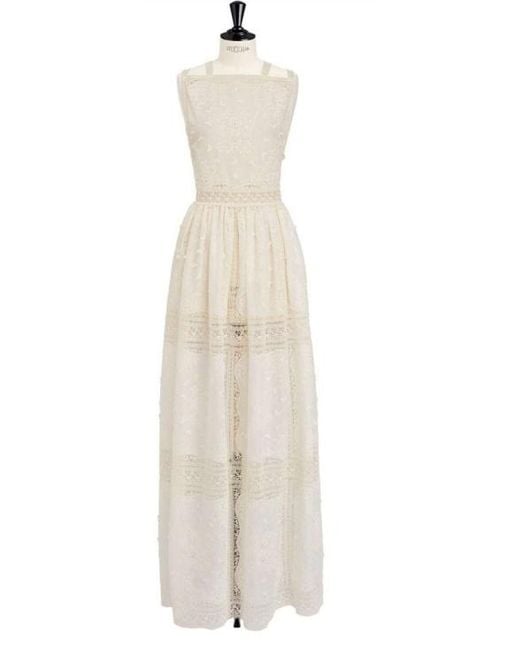 white long flared dress Crepe fit & flare wedding dress with long cape sleeve Ashlee-1 Ready to Ship / Ivory / 4 US (36 EU) main image 0