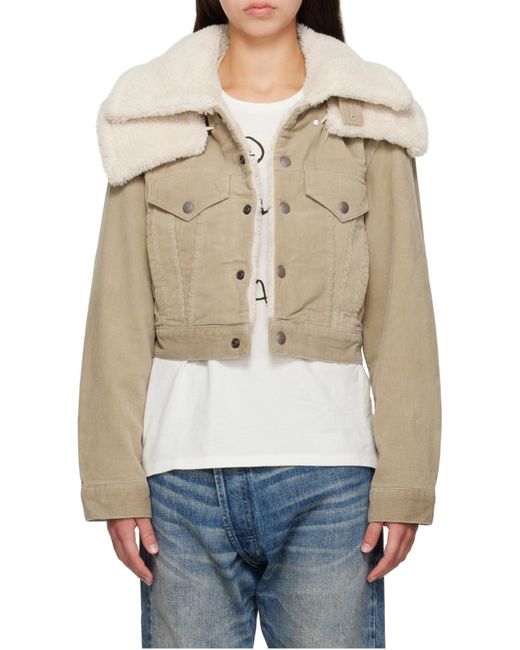 R13 Natural Long Sleeve Jacket