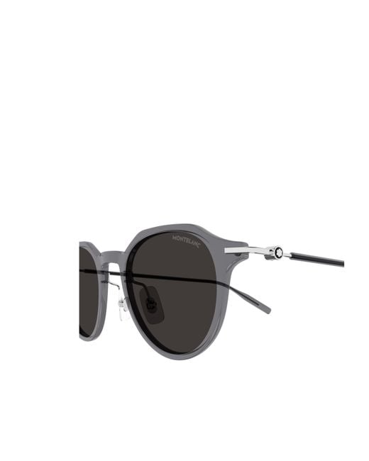 Montblanc Multicolor Eyewear Round Frame Sunglasses for men