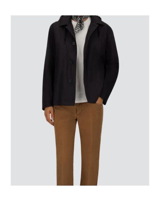 Herno Blue Hooded Jacket for men