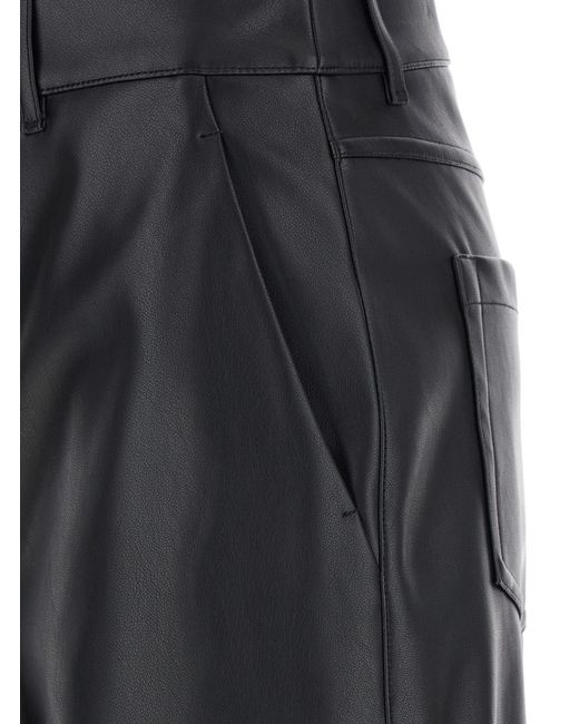 Max Mara Black 'S Maxmara 'Storia' Pants With Belt Loops And Wide Leg