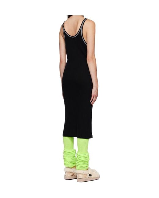 Doublet Black Sleeveless Mini Dress