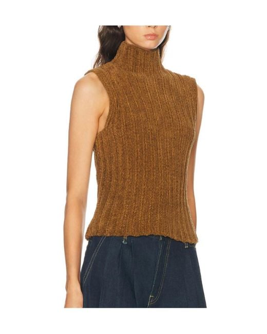 R13 Blue Sleeveless Knit Vest