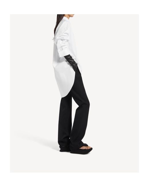 Balenciaga White Oversized Tailored Shirt