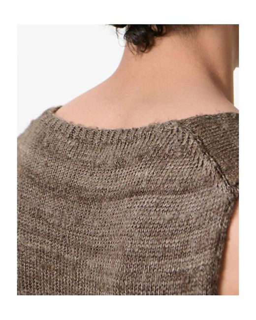 Our Legacy Brown Pleaser Sleeveless Knitted Top for men