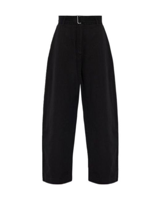 Studio Nicholson Black Chatto Wide-Leg Pants
