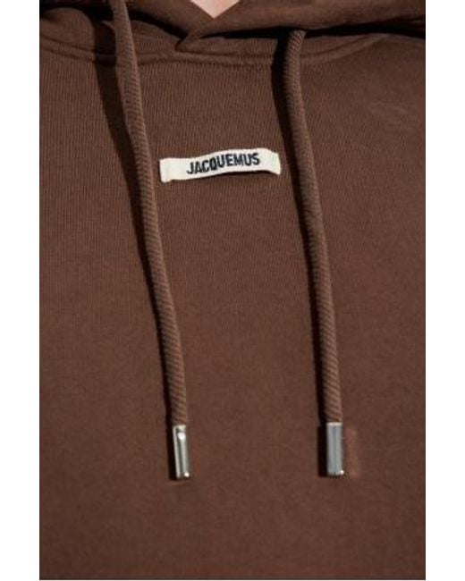 Jacquemus Brown The Gros Grain Hoodie