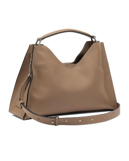 Gianni Chiarini Natural Top Handle Shoulder Bag