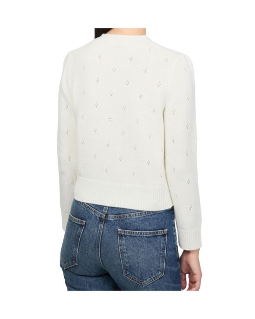 Chloé White Round Neck Sweater