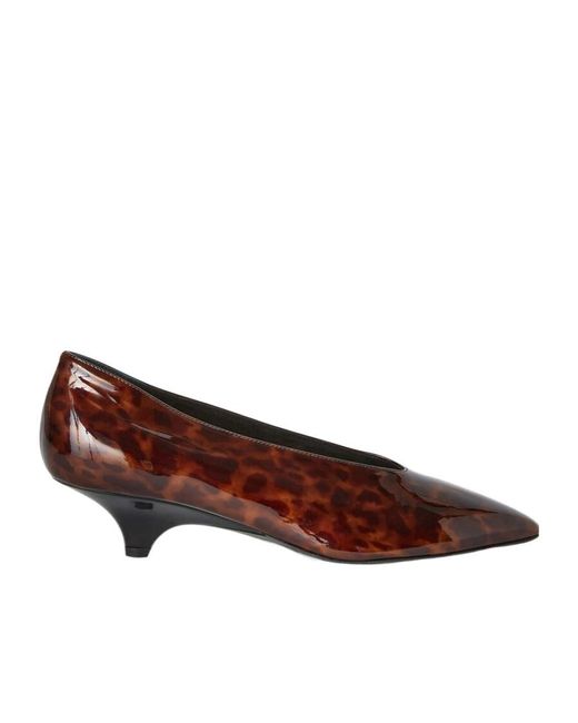Loro Piana Brown Rebecca Wedge Heels