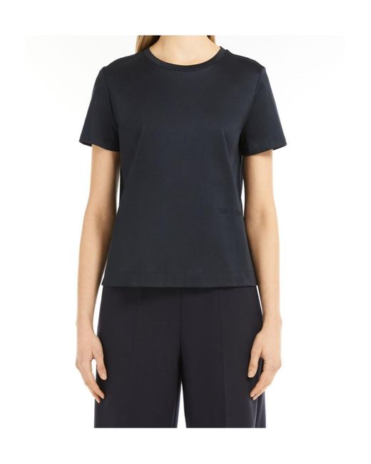 Max Mara Blue Nerina Crewneck T-Shirt