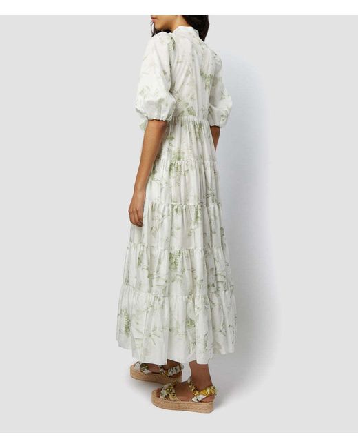 Erdem Multicolor Strap-Up Dress