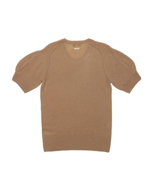 Burberry Brown Logo Knitted Pullover