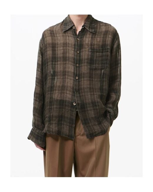 Our Legacy Green Casual Shirts for men