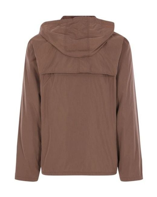 The Row Brown Long-Sleeve Jacket for men