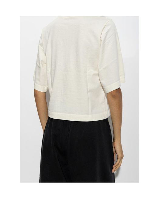 Palm Angels White Logo T-Shirt