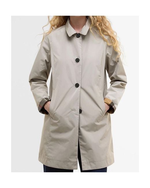 Barbour White Babbity Reversible Showerproof Jacket