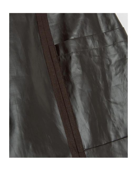 Paloma Wool Black Vertical Cut Detailed Midi Skirt