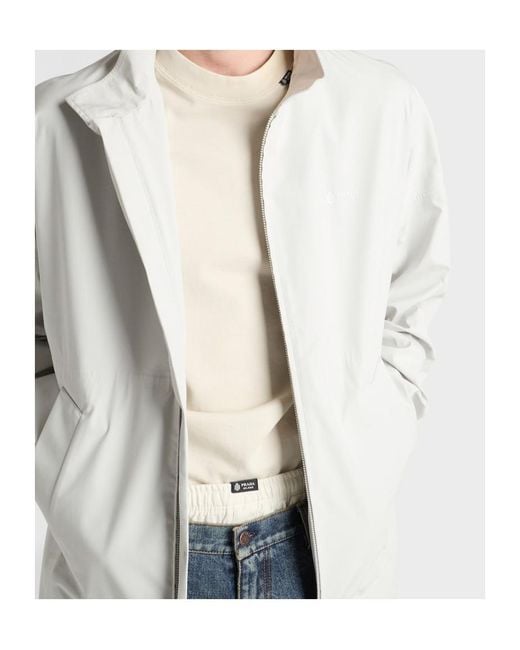 Prada White Technical Fabric Jacket for men