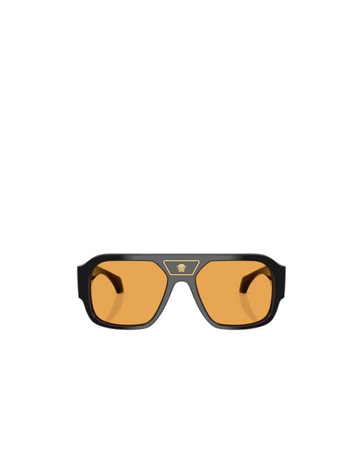 Versace Metallic Full-Frame Sunglasses for men
