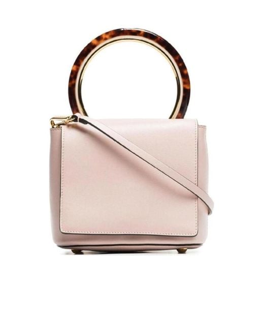 Marni Pink Logo Handbag