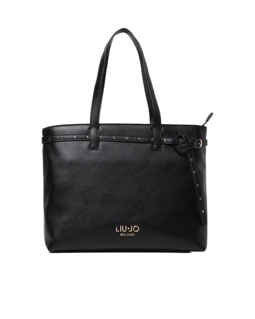 Liu Jo Black Better Medium Tote Bag