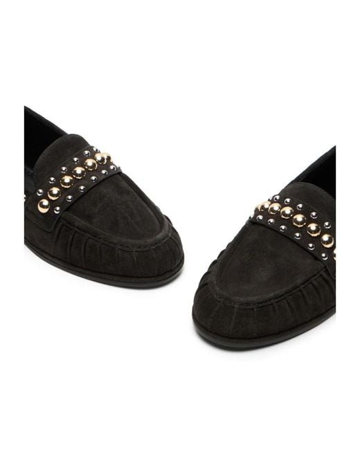 Stuart Weitzman Black Perry Loafer