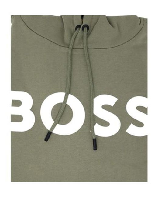 Boss Green Logo Logo Hooded Sweater for men