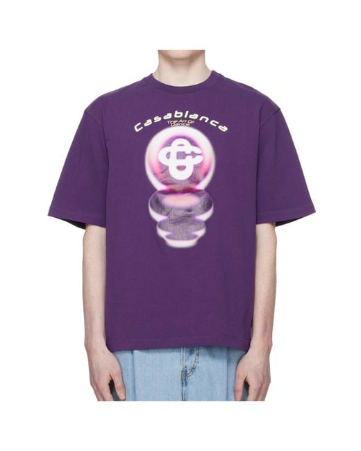 Casablanca Purple The Art Of Dance T-Shirt for men