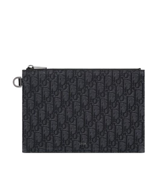 Dior Black A5 Pouch for men