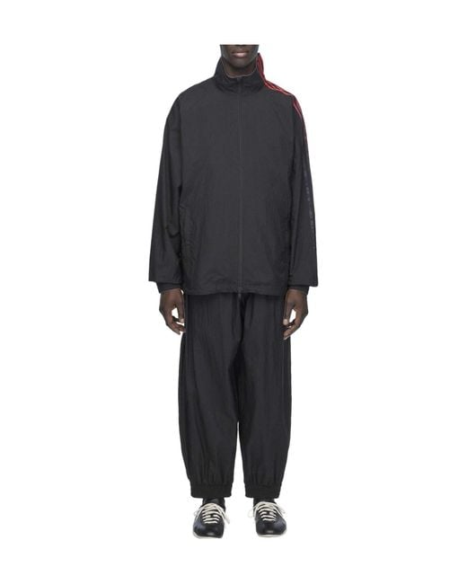 Y-3 Gray Solid Color Casual Trousers for men