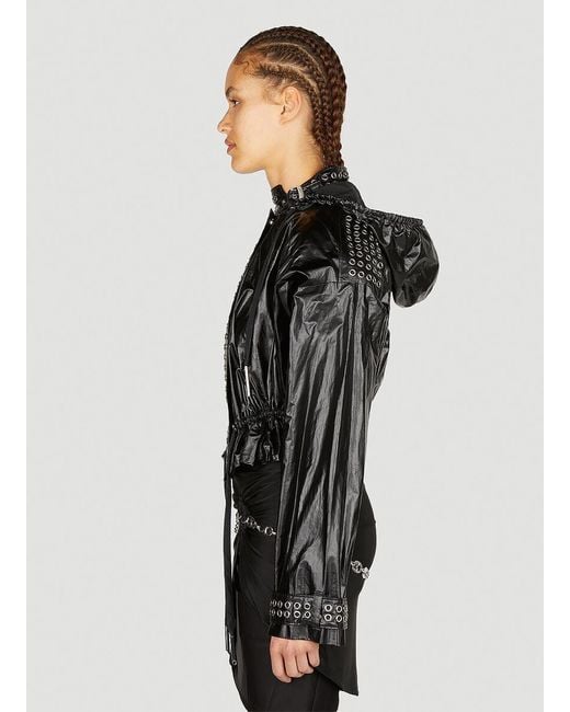 Rabanne Black Logo Casual Jacket