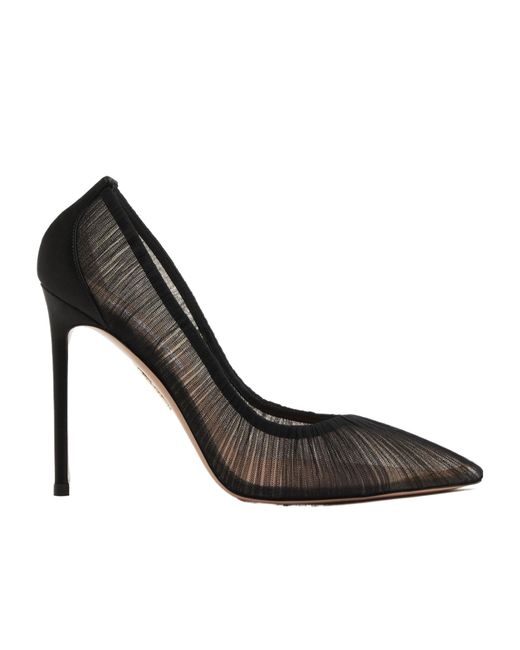 Aquazzura Black Pointed High Heels