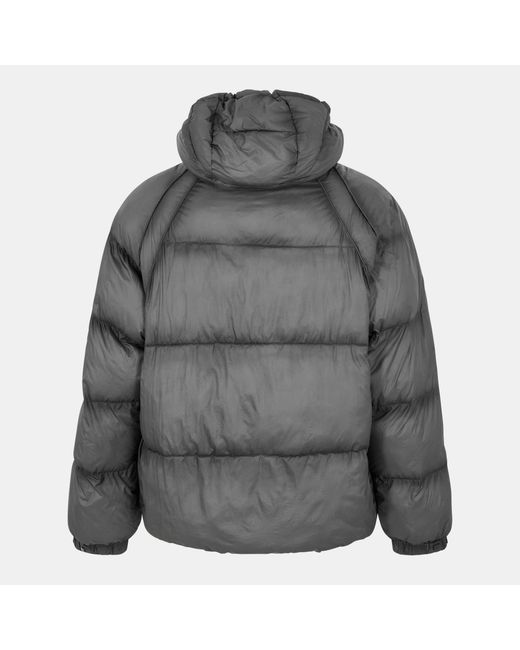 Represent Gray Solid Color Down Jacket for men