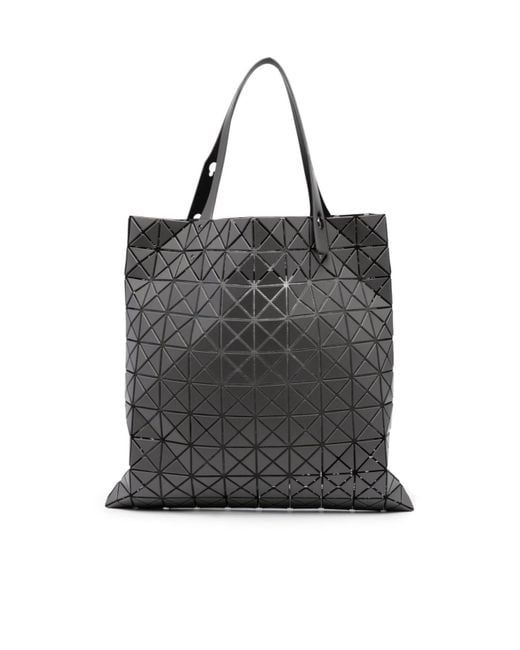 Issey Miyake Black Geometric Tote Bag