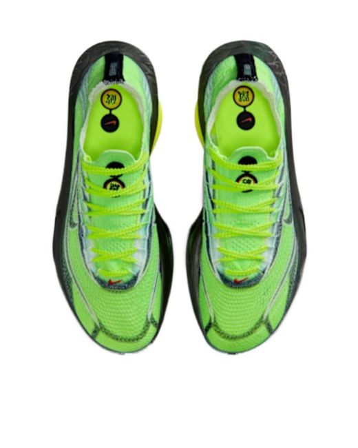 Nike Green Alphafly 3 Road Racing Shoes for men