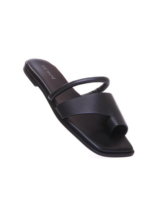 Vic Matié White Slide Sandals