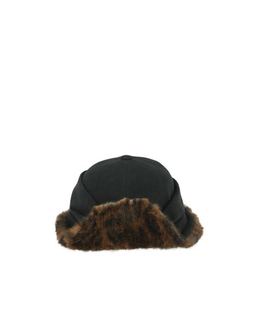 ANDERSSON BELL Black Earmuffs With Knots for men