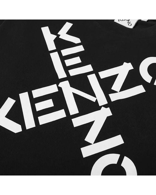 KENZO Black Sport Big X Sweatshirt for men