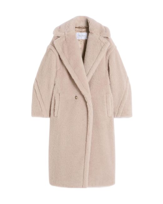 Max Mara Natural Double-Breasted Coat