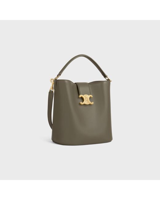 Céline Gray Medium Louise Bucket Bag