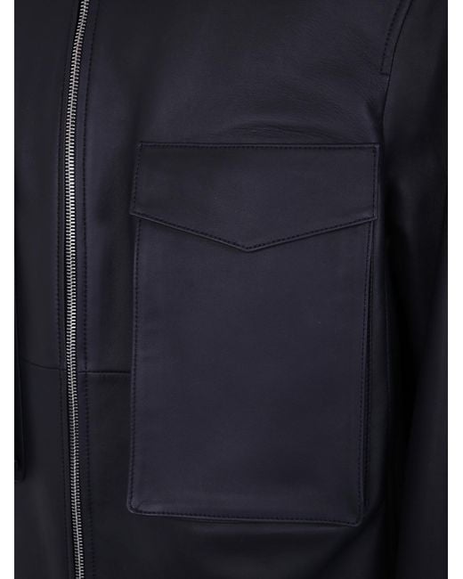 Desa Nineteenseventytwo Blue Pocket Pilot Jacket for men