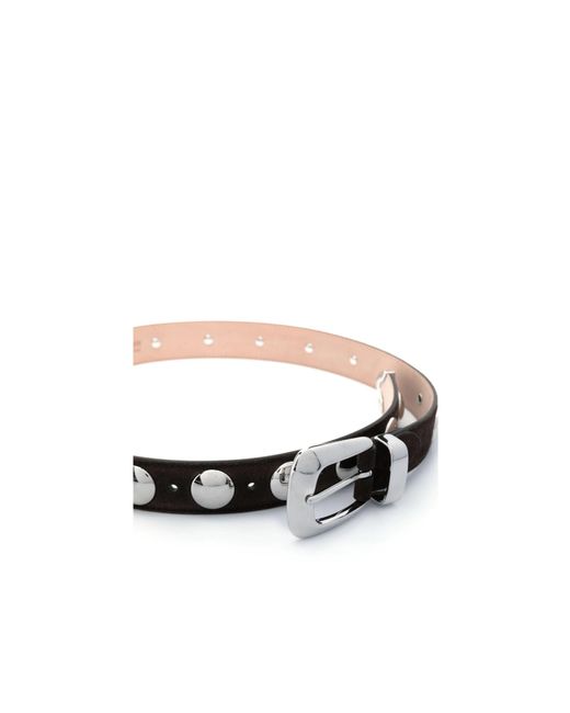 Khaite White Rivet Belt