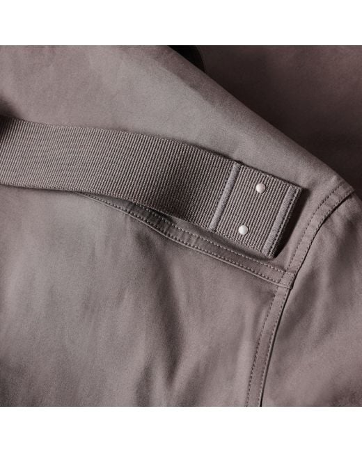 Rick Owens Gray Zip-Up Windproof Jacket for men